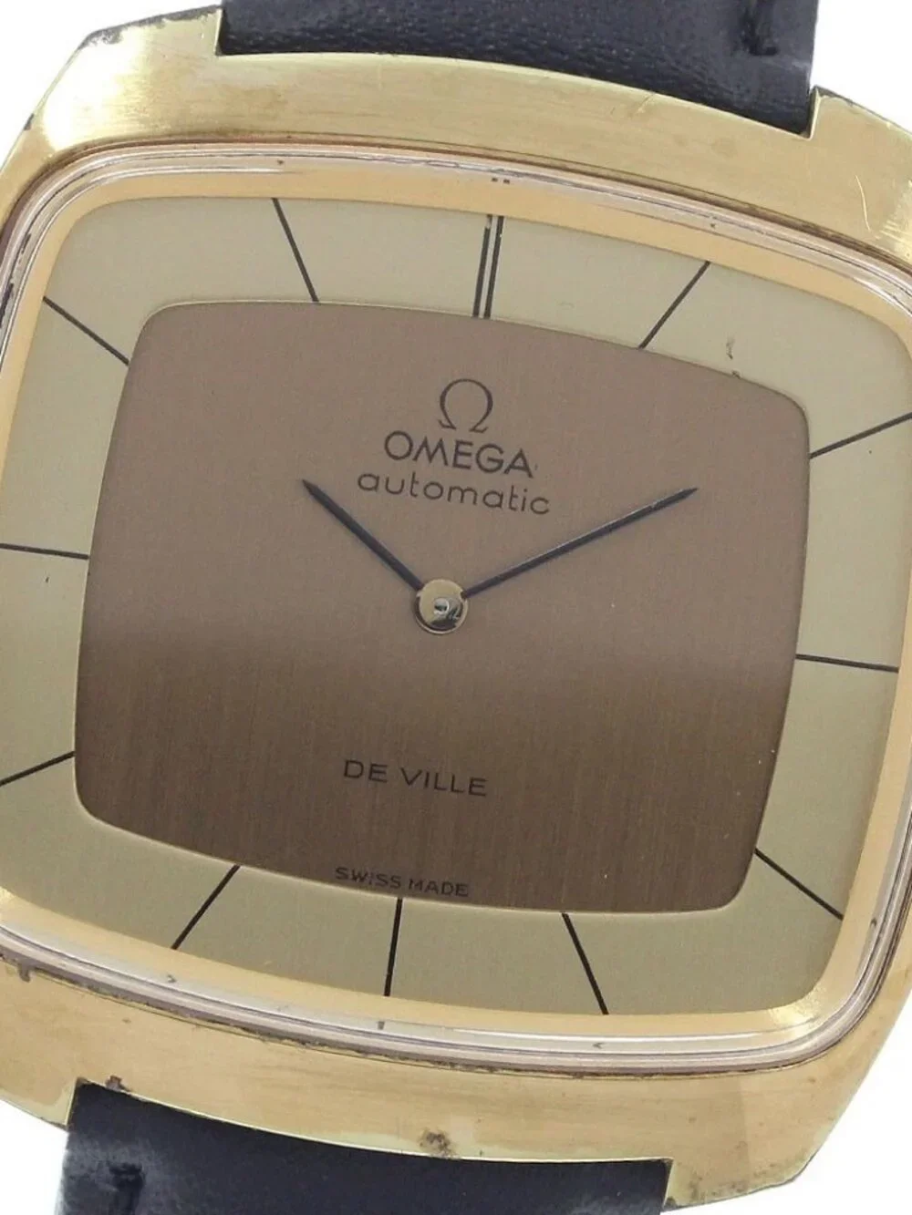 OMEGA De Ville 151.0051 Cal.711 Square gold Dial Automatic Men's Watch_966557